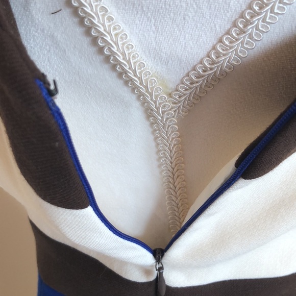 SALE-Milly of New York Wool Blend Tri-Color Dress - Picture 5 of 7